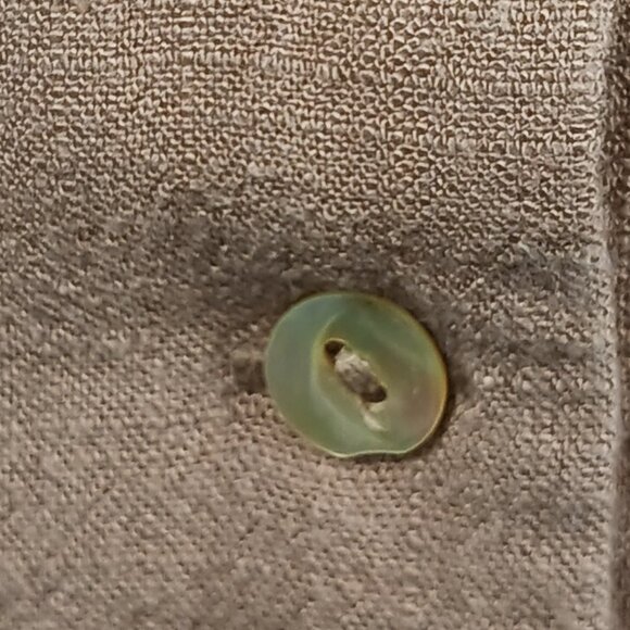 Kori, Women's Linen Blend Vest Button Down Front, Size Large, runs small Boho - Picture 14 of 15